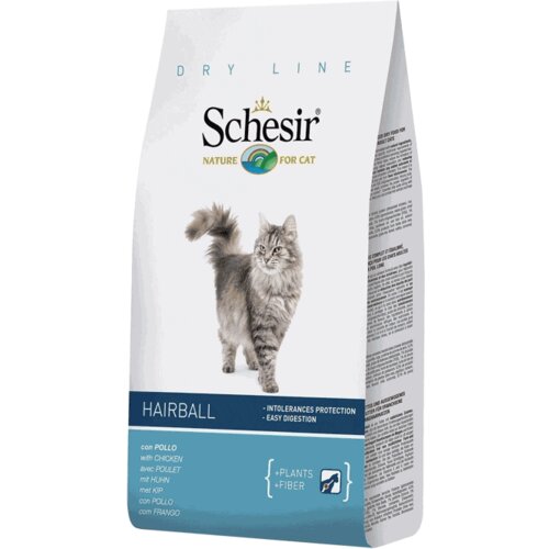 Schesir Hrana za mačke sa dugom dlakom, Hairball Piletina Cene
