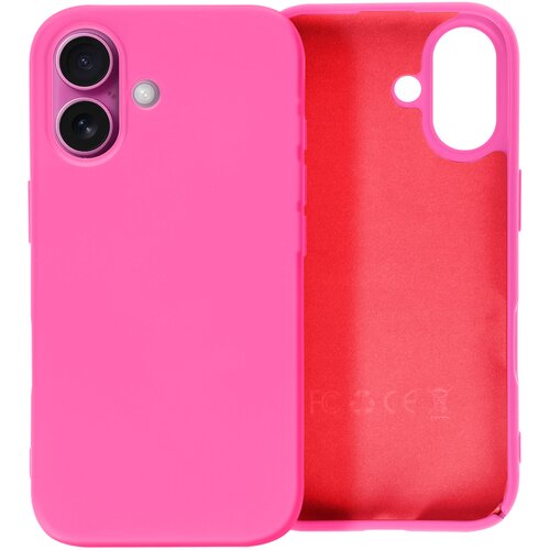 AVIZAR Ohišje za iPhone 16 Plus Poltrdno Soft-touch proti praskam, Fuksija, (5000013580) Cene