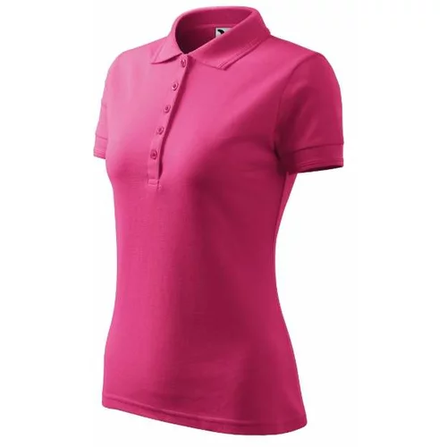  Pique Polo polo majica ženska purpurnocrvena S