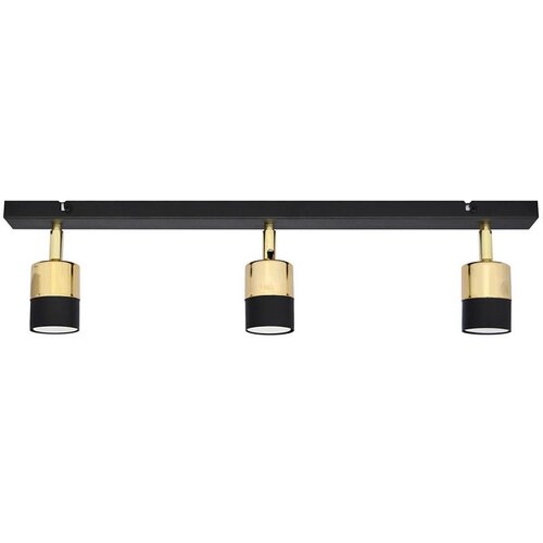  LED spot svetiljka TUBSSON 3xGU10/4,8W/230V crna/zlatna Cene