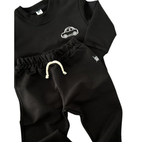 West River Komplet trenerka za bebe Autići, Crna Slike