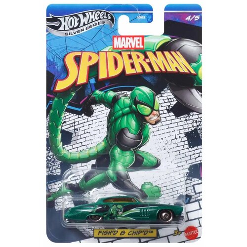 Mattel hot wheels srebrna serija: marvel spider-man Fish&rsquo;d &amp, Chip&rsquo;d autić 1/64 - Cijene