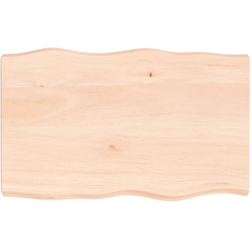 vidaXL Mizna plošča 80x50x(2-6) cm neobdelana hrastovina naraven rob Cene