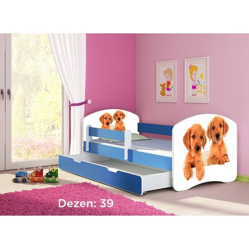 ACMA dečiji krevet ii 180x80 f + dušek 6 cm BLUE39 Cene