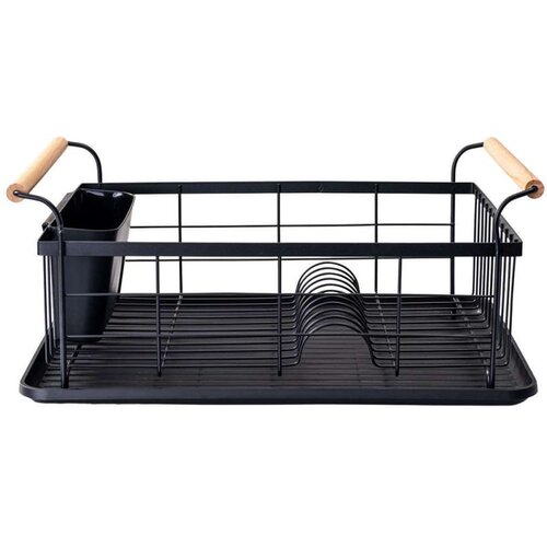 Estia ES01-12885 oceđivač za sudove 44X32X20CM metal bambus crni Cene
