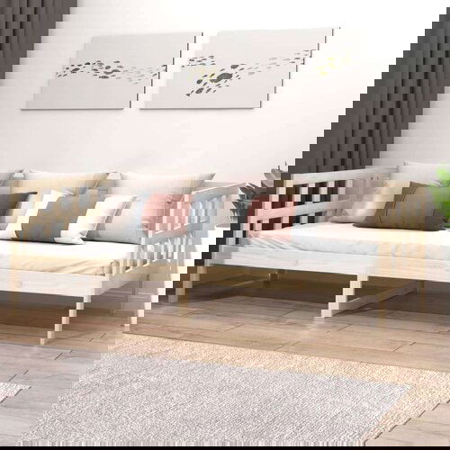  Dnevni ležaj od masivne borovine 90 x 200 cm Slike