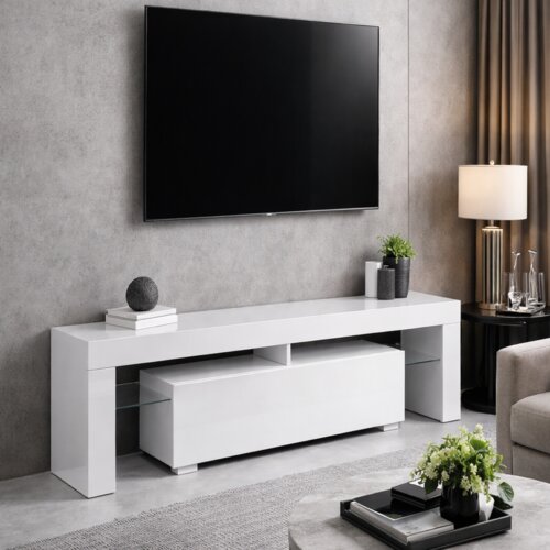 GENERIK TV omarica Monica &ndash; White HG/ White HG (full lacquered), (5000486156) Cene