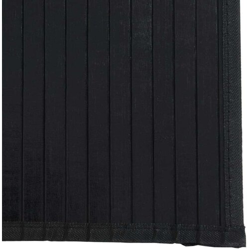 VidaXL Preproga pravokotna črna 60x1000 cm bambus Slike