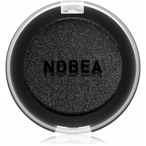NOBEA Day-to-Day Mono Eyeshadow sjenilo za oči sa šljokicama nijansa Black chant 3,5 g