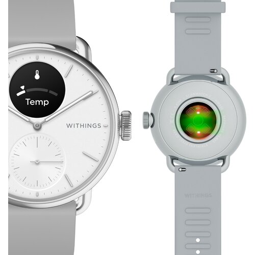 Withings scanwatch 2 38mm wei&amp;szlig;/silber Slike