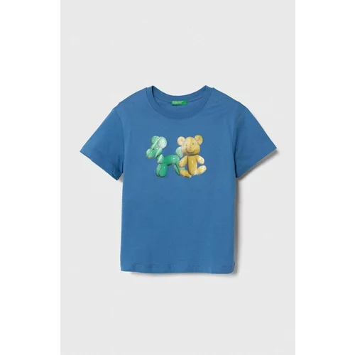United Colors Of Benetton Dječja pamučna majica kratkih rukava s tiskom