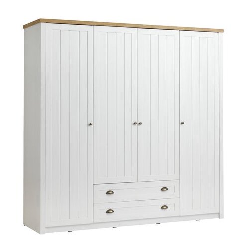 Olimp Sport Ormar MOON 210x210 bela/hrast Cene