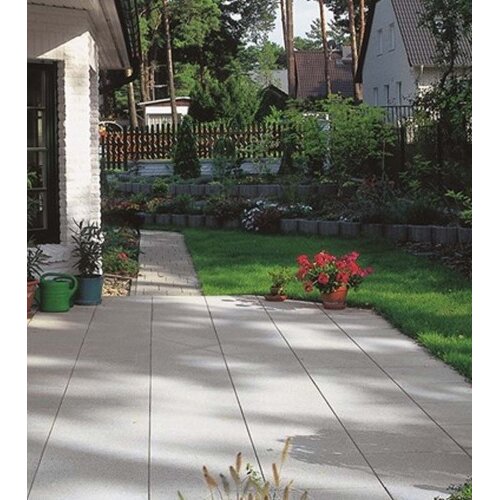 Semmelrock Ploča vrtna 40x40x3,8cm Siva Prana 61825044 Slike