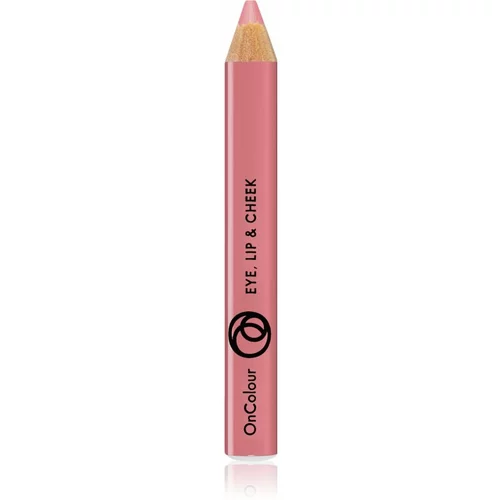 Oriflame OnColour večnamenski svinčnik za oči, ustnice in lica odtenek Pink Litchi 1,55 g