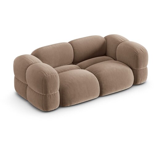 Cosmopolitan Design Smeđa bar&amp;scaron;unasti sofa 210 cm Loretto &amp;ndash; Slike