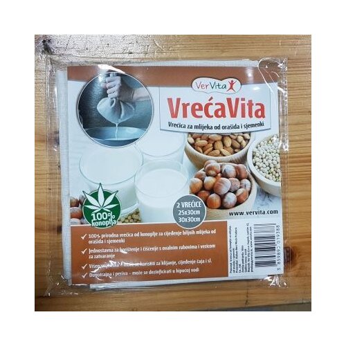 VerVita vrećice za biljna mlijeka 2kom Slike
