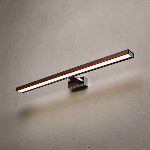  Brilagi-LED Kupatilsko osvetljenje za ogledalo WOODY MIRROR 3v1 LED/15W/230V IP44 hrom/hrast tre&amp;scaron;nja Slike