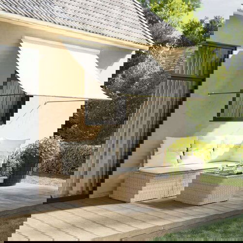  Tenda na uvlačenje krem 200 x 150 cm od tkanine i čelika Cijene