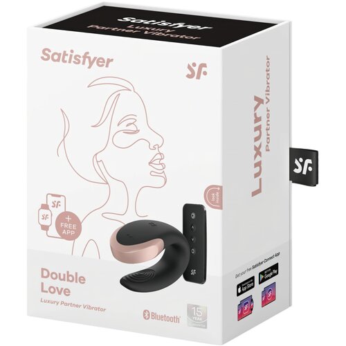 Satisfyer vibrator za parove - Double Love, crni Cene