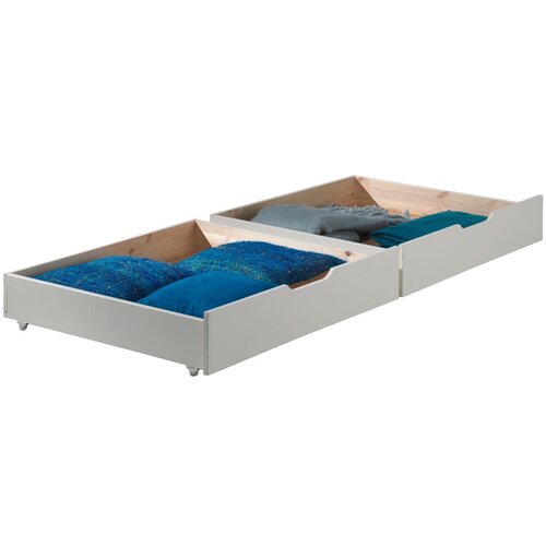 Vipack set od 2 bijele kutije za pohranu ispod kreveta Pino Cijene