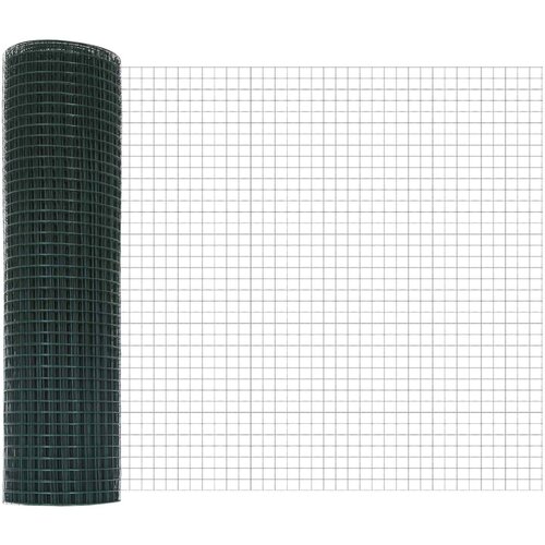 vidaXL Zelena žična ograja 0.8x25 m Jeklo Cene