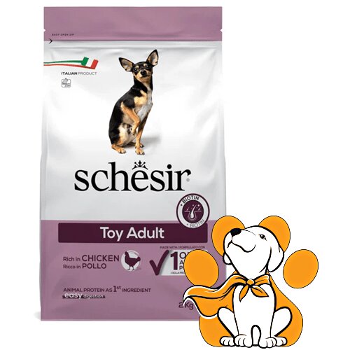 Schesir small Dog Toy, Chicken 2kg, Za Pse Koji Imaju Intoleranciju Na Hranu Slike