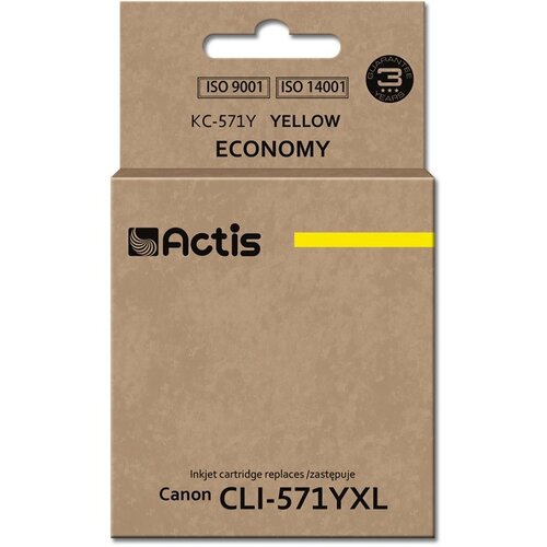 Actis KC-571Y Ink (replacement for Canon CLI-571Y; Standard; 12 ml; yellow) Cijene
