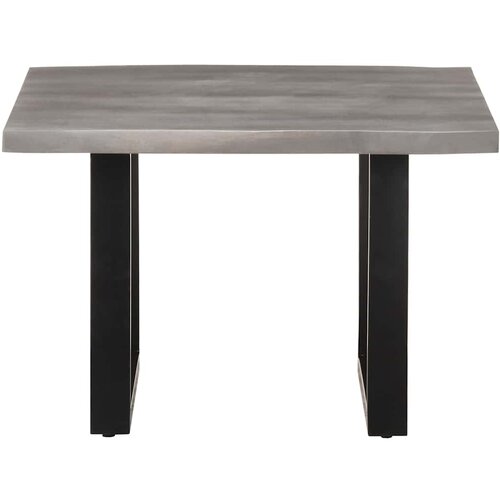  Stolić za kavu sa živim rubovima 60x60x40 cm od bagremovog drva Slike