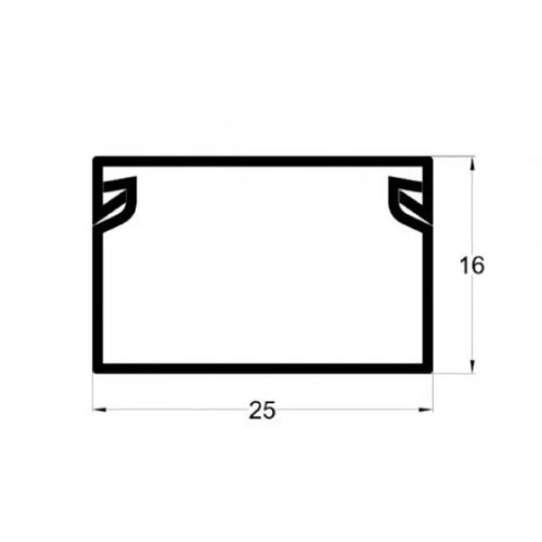 Mit El kanalica ME-25x16mm 2m samolepljiv kablovski kanal pvc Cene