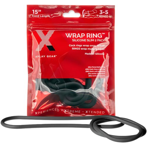 PerfectFIT Slim Wrap 15 - tanki prsten za penis - crni (38 cm) Cijene