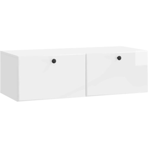 TV ormar za zid 98 x 41 x 30 cm Bijela visokog sjaja Cene