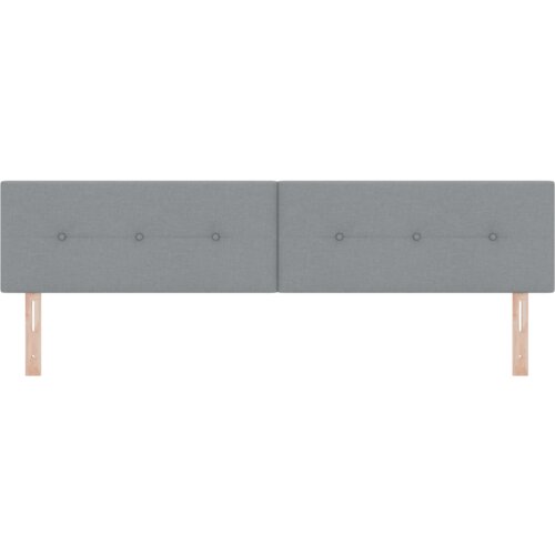 VidaXL led uzglavlje s dugmadi svjetlosiva 100 cm tkanina Slike