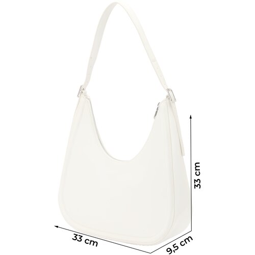 Calvin Klein Torba za čez ramo volneno bela Slike