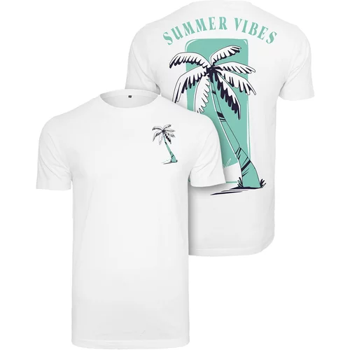 MT Men White T-shirt Summer Vibes