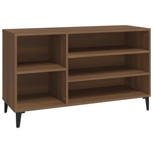 Maison Chic Omarica za obutev - Kopa za čevlje rjav hrast 102x36x60 cm inženirski les, (21777198) Slike