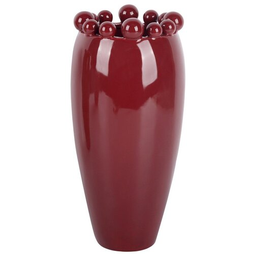 PT LIVING Bordo rdeča keramična vaza (vi&amp;scaron;ina 30 cm) Cadiz Dotty &amp;ndash; Slike