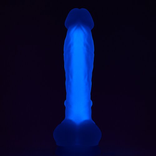 DREAMTOYS Radiant Soft Silicone Glow in the Dark Dildo Medium Purple Cijene