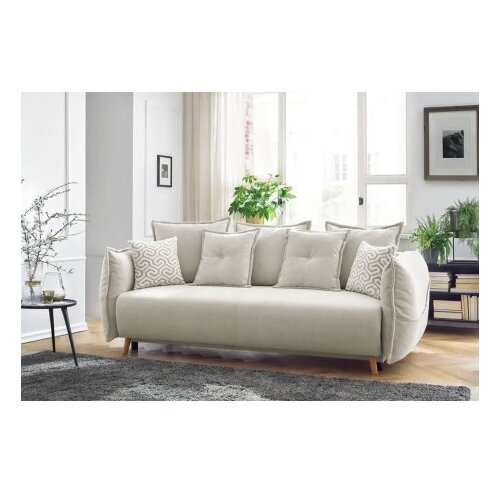 Atelier Del Sofa Trosjed na razvlačenje Puffy, 235 x 95 x 98 cm, Krem Cijene