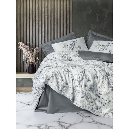 Lessentiel Maison Moale set posteljine, 240x260 cm, svijetlo siva Cene