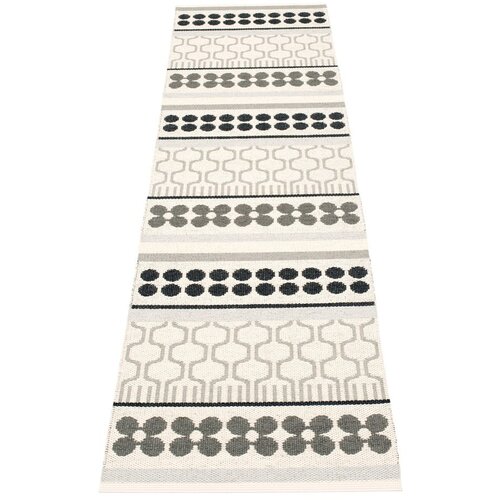 Pappelina siv/kremno bel zunanji in notranji tekač 70x270 cm asta warm grey &amp;ndash; Slike