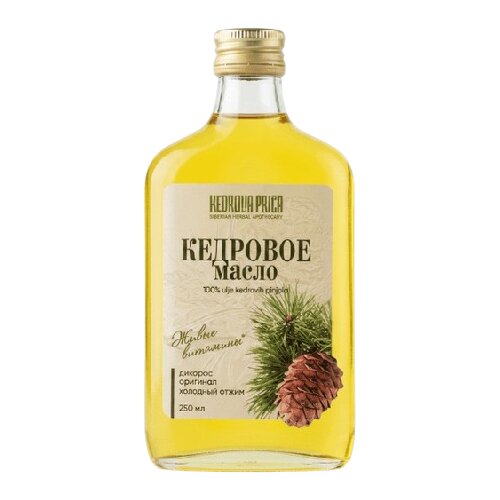 KEDROVA PRIČA Kedrova Priča Hladno ceđeno kedrovo ulje od sibirskih pinjola, Wild grown, 250 ml Slike