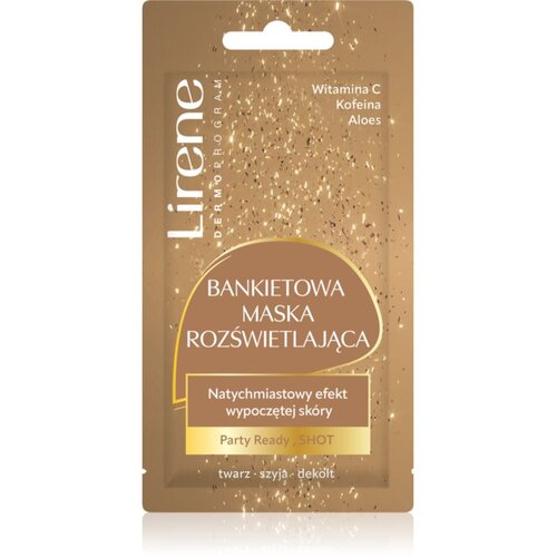 Lirene Face Mask Party Ready Shot posvjetljujuća maska 8 ml Cijene