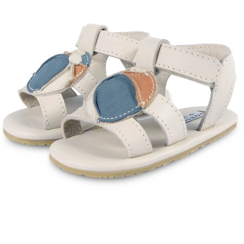 Donsje® otro&scaron;ki sandali flops beach ball blue stone leather Cene