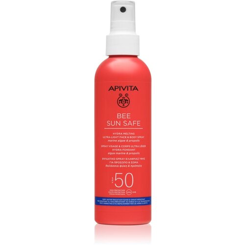 Apivita Bee Sun Safe Hydra Melting Ultra-Light za&amp;scaron;titno mlijeko za sunčanje u spreju SPF 50 200 ml Slike