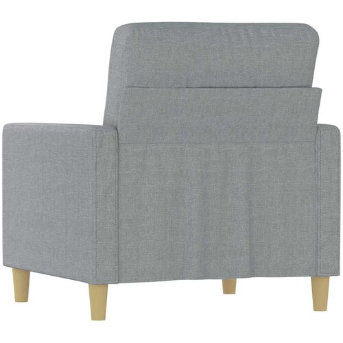  Fotelja svjetlosiva 60 cm od tkanine Slike