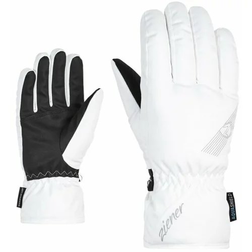Ziener Korena AS® Lady White 6,5 Skijaške rukavice