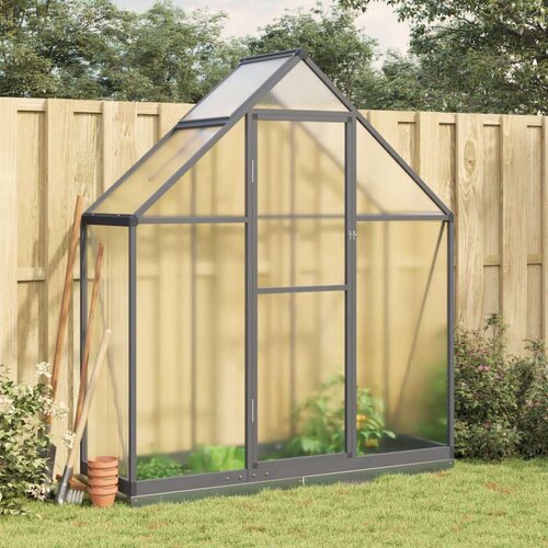 vidaXL Rastlinjak z okvirjem antracit 169x58x202 cm aluminij Cene