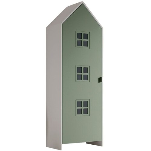 Vipack Bijelo-zelena dječja garderoba od masivnog bora 37x172 cm Casami Bruges – Cijene