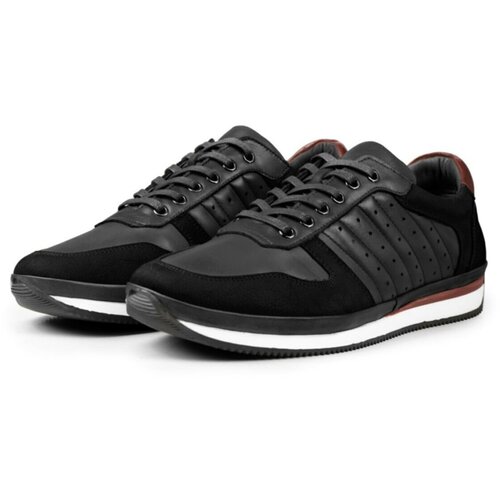 Ducavelli Cool Genuine Leather Men's Casual Shoes, Casual Shoes, 100% Leather Shoes All Seasons Shoes Black. Slike