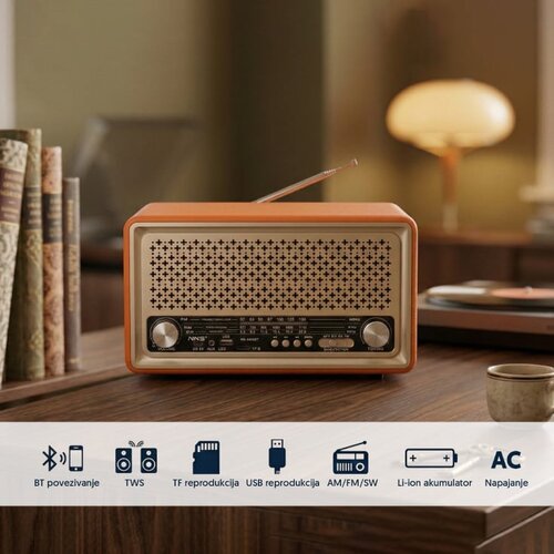 Retro Bluetooth radio 6690BT Slike